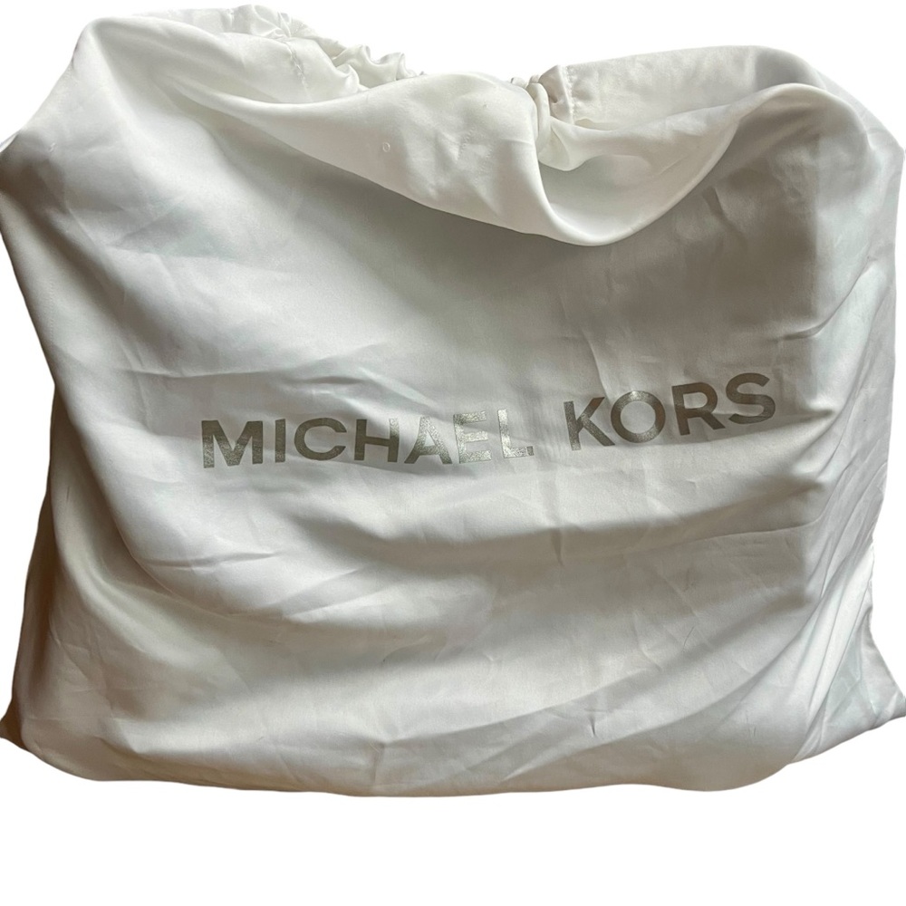Michael Kors Sullivan Pebbled Leather Crossbody Messenger Bag Slate Blue 11" W - Picture 13 of 13